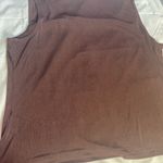 Coldwater Creek  Red Asymmetrical Sleeveless Muscle Tee Photo 4