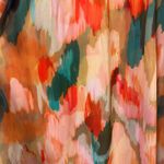 Spartina 449 NWT Edwina Maxi Dress Peach Coral Botanic Garden Watercolor Sz XXL Photo 6