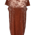 Madewell Dress Large Brown Short Sleeve Boho Casual Fall Workwear Chic Photo 0