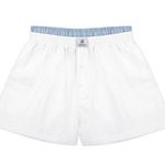 Parke Double Boxer Short White and Blue Small NWT Photo 8