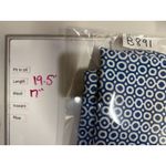 Rip Skirt Hawaii Women L Wrap Blue White Geometric Mini‎ Cover Up Vacation Beach Size L Photo 4