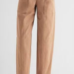 EXPRESS superâhigh rise utility trouser tan size 10 Photo 0