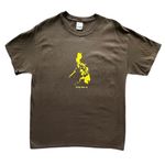 Gildan Philippines Hope Brown T-shirt with Yellow Graphic Size Large Photo 0