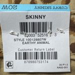 Style & Co  Plus Size 20W Leopard Print Skinny Mid Rise Curvy Fit Jeans Photo 10