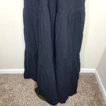 Anthropologie Charlie Holiday Dress Womens Tiered Priscilla Maxi Black Boho Photo 3