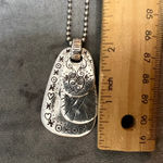 Brighton Retired Love Tags Pendant Necklace Silver Plated Layered Dg Tags Photo 6