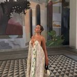 ZARA  Floral Halter Dress flowy summer casual vacation bohemian Photo 1