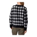 Sanctuary NWT Warms My Heart Drop Shoulder Button Classic Houndstooth Cardigan L Photo 1