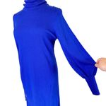 Ted Baker  NEW Aavvaa Turtleneck Balloon Sleeve Sweater Dress Royal Blue 1 (US 4) Photo 7