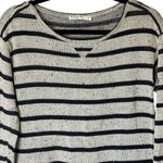 Stateside ‎ Black Gray Marled Knit Pullover Sweater Size XS Photo 1