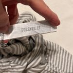 Forever 21 NWT szS Adjustable straps faux wrap high waisted grey white jumpsuit Photo 6