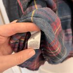 LA Hearts Red and Gray Plaid Button Down Shirt Photo 4