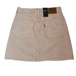 Levi's NWT  Straus High Rise Pastel Pink Cotton Denim Five Pocket Jean Skirt Photo 5