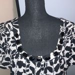 Karen Kane  Monochrome Floral Blouse Photo 1