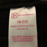 No Boundaries  Womens Ankle Leggings Velour High Rise Size 1X 17 Juniors New Photo 5