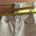 Everlane The Way High Jean Slim Ecru Beige Contrast Stitch Denim NEW Size 4 Photo 5