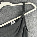 Cotton On  Women's Stretch One Shoulder‎ Cropped Tank Ribbed Medium Gray Trendy Photo 2