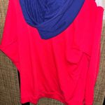 PINK - Victoria's Secret PINK Victoria’s Secret chevron quarter zip hooded sweatshirt size large Photo 3