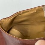 Nine West Womens Lottie Wedge Platform Shoes Zip Up Brown Leather Size 9.5M Photo 7