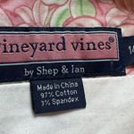 Vineyard Vines pink & green floral mini sheath dress size 14 Photo 6