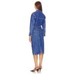 Favorite Daughter The City Dress – Blue Denim Midi Chic Size 0 New with Tags Photo 2
