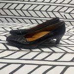 Salvatore Ferragamo  black leather pumps size 7.5 Photo 1