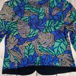 VTG Pablo Collection Sweater Cardigan Purple Gold Button Up USA Womens 16 Petite Blue Size 16P Photo 10