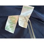 Lilly Pulitzer  Delphine Stretch Silk Dress sz Medium Navy Blue Flowy Retail $198 Photo 9