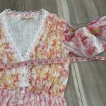 Rococo Sand candy long maxi belted dress size XS Pink Photo 8