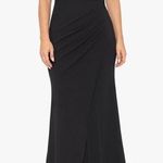 XScape . Off-The-Shoulder Ruffled-Sleeve Gown. Photo 0