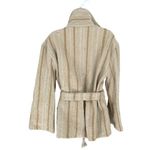 Faherty  Womens June Lake‎ Tie Belt Tweed Textured Jacket Sand Dune Brown Medium Photo 4