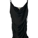 WAYF Black Cinched Side Mini Slip Dress XL Photo 0
