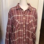 a.n.a  Plaid Buttondown Top Size XXL NWT Photo 1