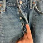 Boyish  Medium Wash The Quincy Split Cropped Straight Leg Jean Photo 5