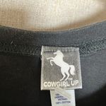 Black Graphic cowgirl up Tee medium Photo 5