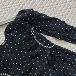 Self Portrait $746 NWOT Self-Portrait Black Diamante Off-Shoulder Mini Dress Size 4 Photo 5