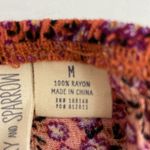 Sky & Sparrow Coral Floral Crop Top Size Medium NWT Red Photo 4