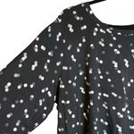 Workshop‎ Republic Clothing Black Gray White Polka Dot Knit Top 3x Photo 4