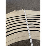 Women's COMMENSE Crew Neck Striped Sweater in Off Photo 7