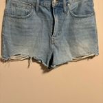 Madewell The Perfect Jean Short in Hedrick Wash- Size 28 Photo 6