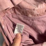 Fourteenth & 9th strapless ruched pink tie dye jumpsuit size large cotton Photo 7