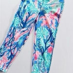 Lilly Pulitzer  21” Luxletic Gemma Weekender Cropped Legging Multi Jet Stream XS Photo 0