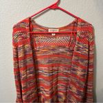 Studio JPR Knit Cardigan LARGE Orange Photo 2