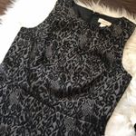 Loft Gray Floral Print Sheath Dress Photo 1