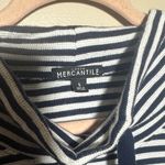 J.Crew Navy White Cowl Neck Pullover | Small Photo 2