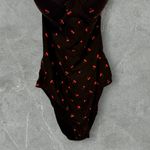 Gap  One Piece Black Bathing Suit with Cherries Photo 2