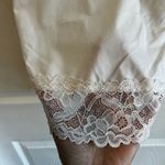 Maurice's Y2K Cream Lace Trim Camisole Size Medium Nylon Spandex Layering Photo 4