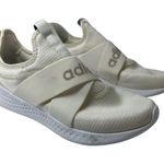 Adidas 8.5 Women's Cloudfoam Pure Motion Running Shoe Cream White Slip On Photo 1