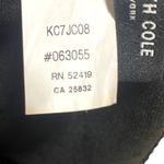 Kenneth Cole  New York Perforated Bandeau One Piece Swimsuit Black Small Photo 7