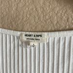 Heart & Hips White  Crop Top Photo 4